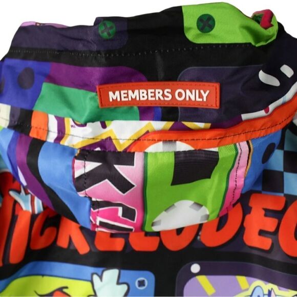 Nickelodeon Rugrats/Reptar x Members Only Windbreaker Jacket Men’s Size S - Picture 6 of 7